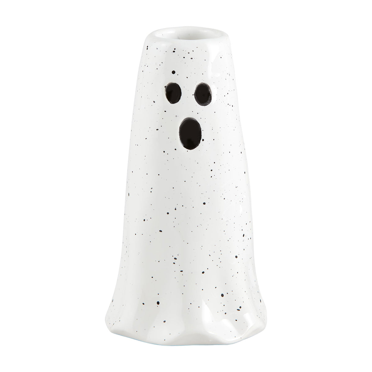 Mud Pie Ghost Vase, Medium Halloween Flower Vase for Fall Home Decor-1