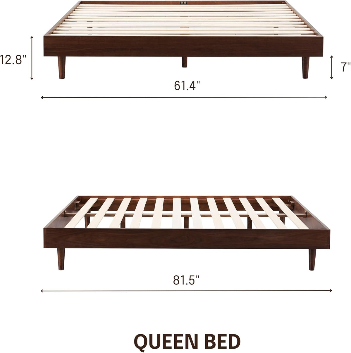Estructura de cama de madera Fly-17