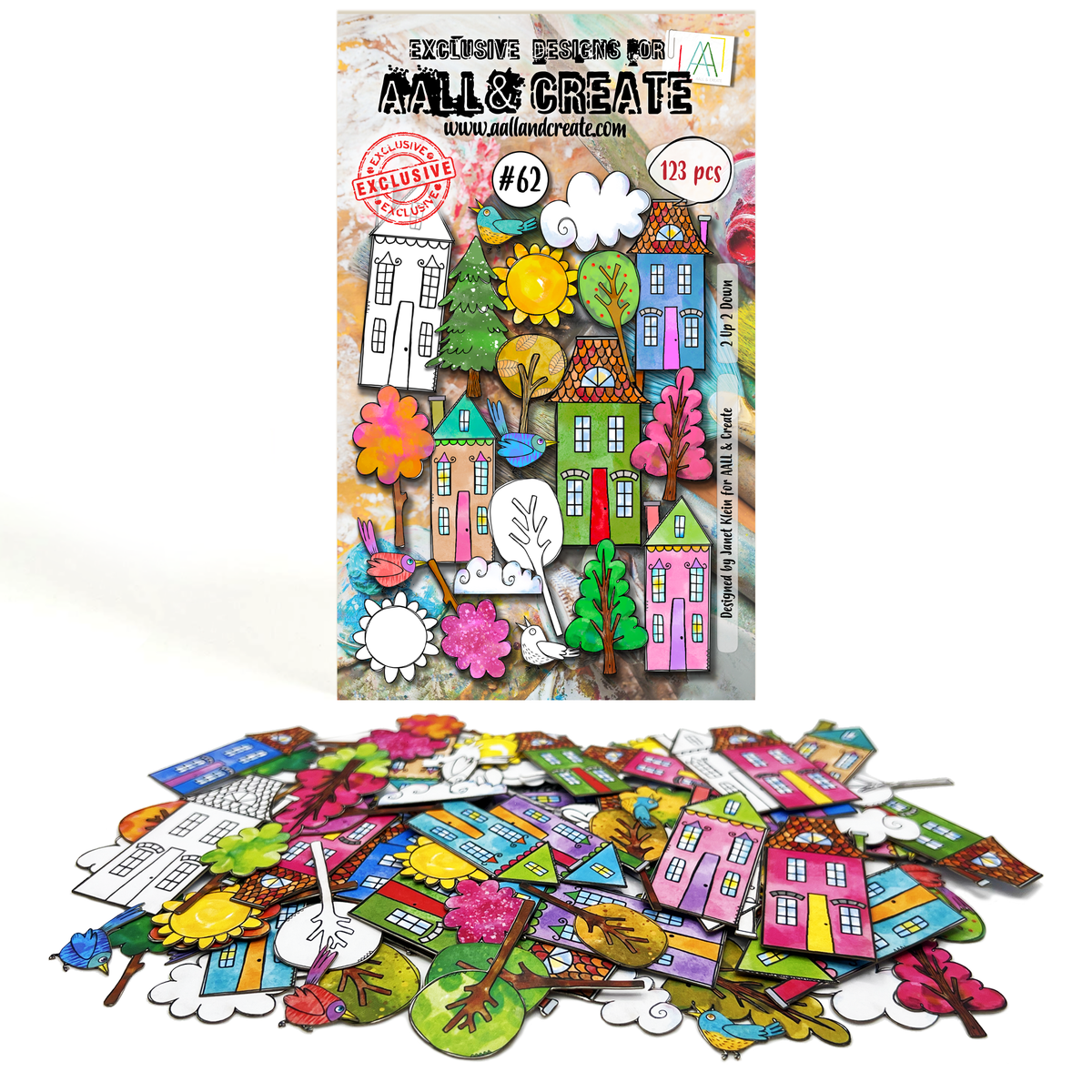 AALL and Create - Ephemera Die-Cuts - 2 Up 2 Down-1