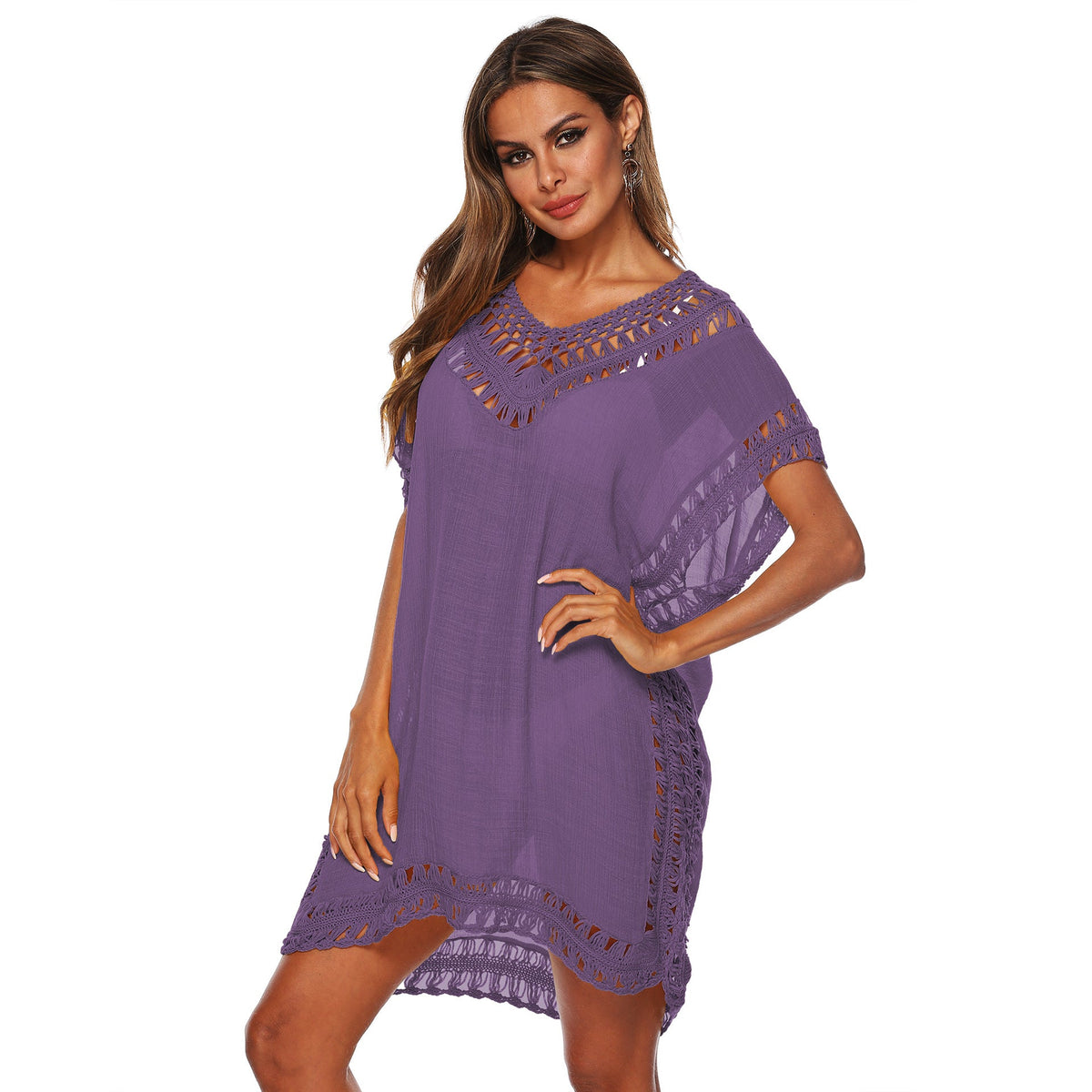 Beach bikini blouse-9