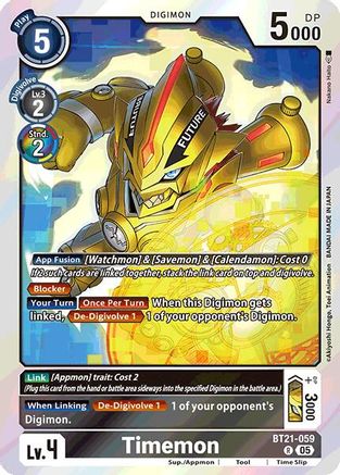 Timemon (BT21-059) - World Convergence Foil-1