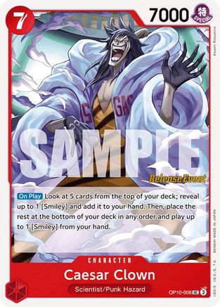 Caesar Clown (006) (OP10-006) - Royal Blood Release Event Cards