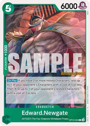 Edward.Newgate (OP10-024) - Royal Blood Release Event Cards-1