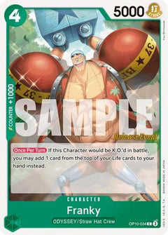 Franky (034) (OP10-034) - Royal Blood Release Event Cards-1