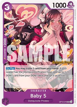 Baby 5 (OP10-076) - Royal Blood Release Event Cards-1