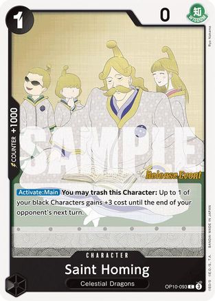 Saint Homing (OP10-093) - Royal Blood Release Event Cards-1