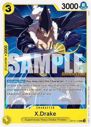 X.Drake (OP10-114) - Royal Blood Release Event Cards-1