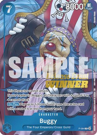 Buggy (OP10 Release Event Winner) (P-084) - One Piece Promotion Cards