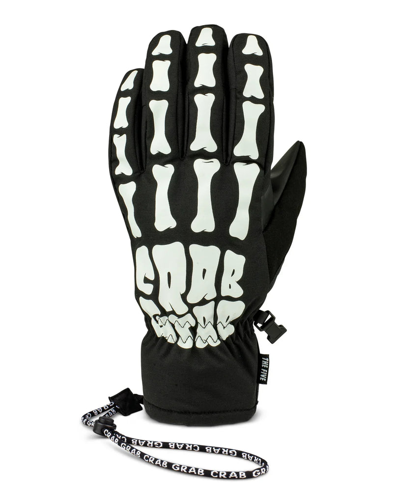 Crab Grab 'Five' Winter Gloves - Bones-1