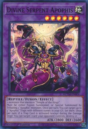 Divine Serpent Apophis (MZTM-EN004) - Maze of the Master 1st Edition