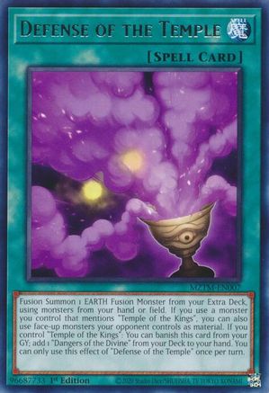 Defense of the Temple (MZTM-EN007) - Maze of the Master 1st Edition
