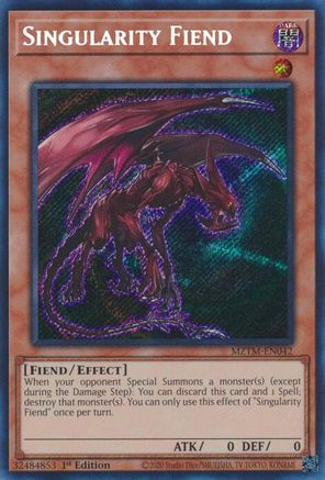 Singularity Fiend (MZTM-EN042) - Maze of the Master 1st Edition-1