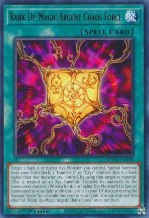 Rank-Up-Magic Argent Chaos Force (MZTM-EN100) - Maze of the Master 1st Edition