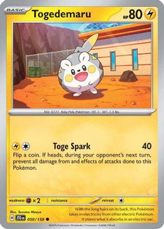 Togedemaru 50 - SV09 Journey Together Reverse Holofoil-1