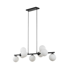 ESTERA 9-Light Scandinavian Glass Pendant Light for Dining Table & Modern Interiors-13