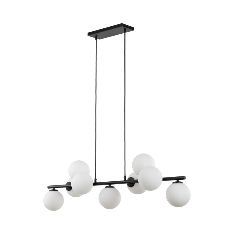 ESTERA 9-Light Scandinavian Glass Pendant Light for Dining Table & Modern Interiors-13