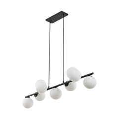 ESTERA 9-Light Scandinavian Glass Pendant Light for Dining Table & Modern Interiors-11