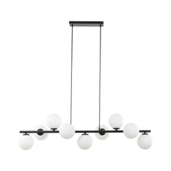 ESTERA 9-Light Scandinavian Glass Pendant Light for Dining Table & Modern Interiors-10