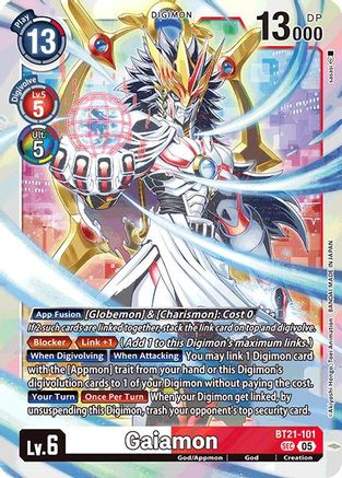 Gaiamon (BT21-101) - World Convergence Foil-1