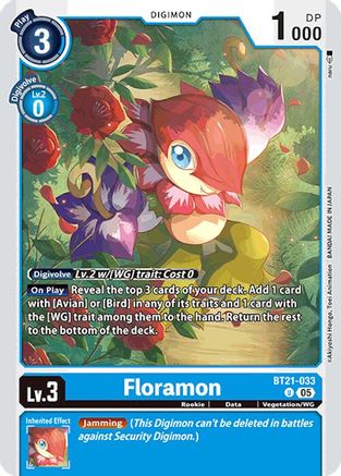 Floramon (BT21-033) - World Convergence-1
