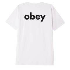 Obey 'Lower Case' Tee - White-2