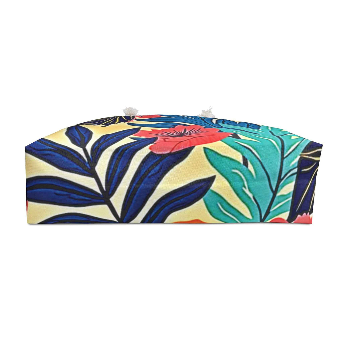 Tropical Floral Weekender Bag | Large Beach Tote, Vacation Bag-5