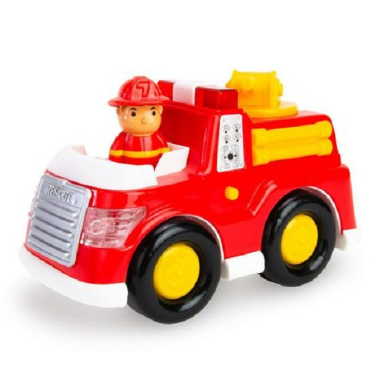 Kid Connection – Mi Primer Vehículo: Camión de Bomberos Preescolar para Empujar (UPC: 627735104591)