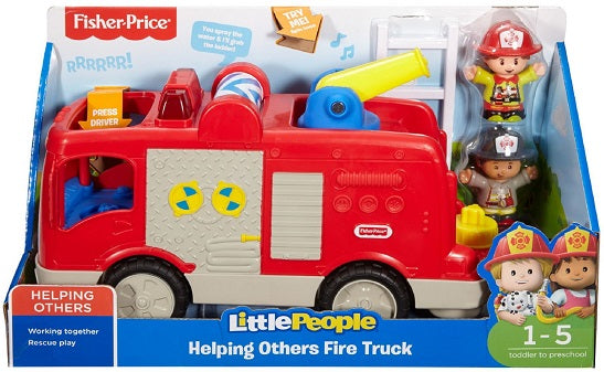 Kid Connection – Mi Primer Vehículo: Camión de Bomberos Preescolar para Empujar (UPC: 627735104591)
