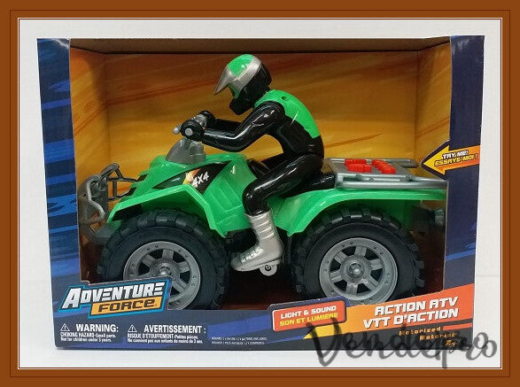 Adventure Force Action ATV – Vehículo de juguete motorizado con luces y sonidos (Modelo #82697) (627735105208)