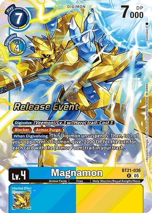 Magnamon (BT21-036) - World Convergence Release Event Cards Foil-1