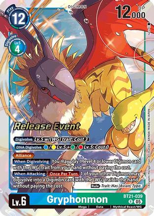 Gryphonmon (BT21-039) - World Convergence Release Event Cards Foil-1