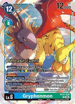 Gryphonmon (BT21-039) - World Convergence Release Event Cards Foil-1