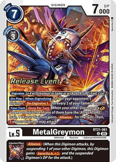 MetalGreymon (BT21-061) - World Convergence Release Event Cards Foil-1