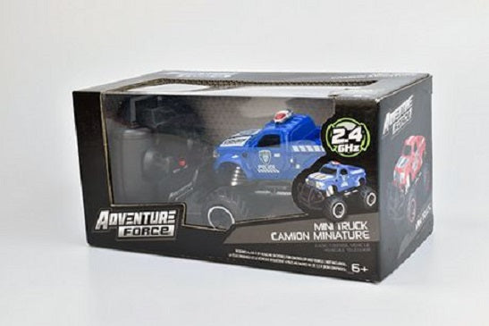 Adventure Force – Mini Camioneta Teledirigida: Edición Policía (UPC: 628915834772)