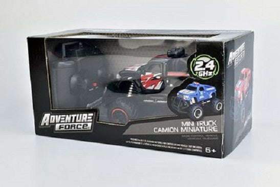 Adventure Force RC Mini Camioneta – Off Roader Edición Negra (Escala 1:24) (628915834789)