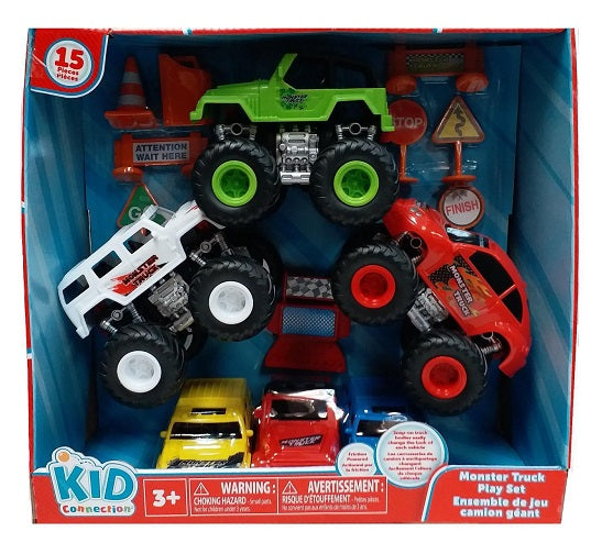 Kid Connection – Juego de camiones monstruo (UPC: 628917438015)
