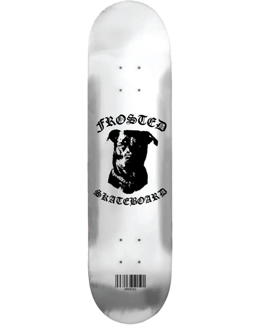 Frosted Skateboards 'Ruby' Skate Deck - Shiny Silver-1