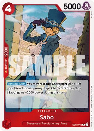 Sabo (EB02-002) - Extra Booster: Anime 25th Collection-1