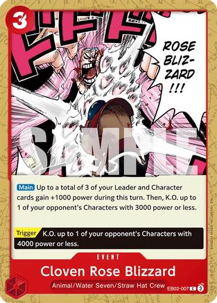 Cloven Rose Blizzard (EB02-007) - Extra Booster: Anime 25th Collection-1