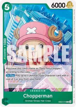 Chopperman (EB02-016) - Extra Booster: Anime 25th Collection-1