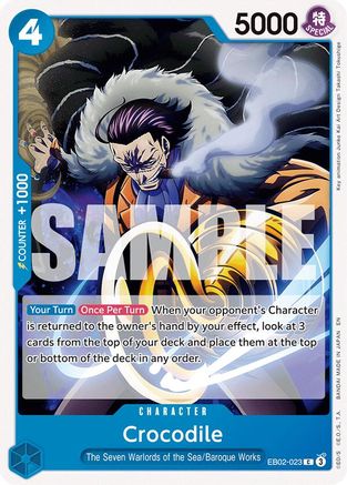 Crocodile (EB02-023) - Extra Booster: Anime 25th Collection-1