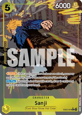 Sanji (Alternate Art) (EB02-054) - Extra Booster: Anime 25th Collection-1
