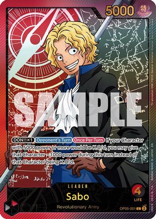 Sabo (SPR) (OP05-001) - Extra Booster: Anime 25th Collection-1