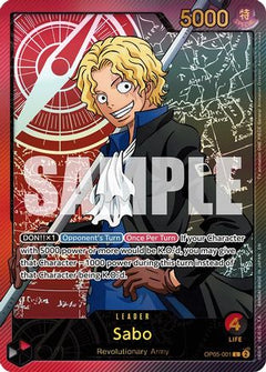 Sabo (SPR) (OP05-001) - Extra Booster: Anime 25th Collection-1