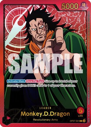 Monkey.D.Dragon (SPR) (OP07-001) - Extra Booster: Anime 25th Collection-1