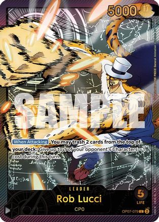 Rob Lucci (SPR) (OP07-079) - Extra Booster: Anime 25th Collection-1