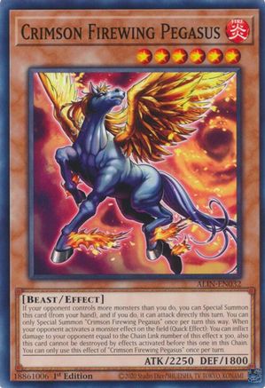 Crimson Firewing Pegasus (ALIN-EN032) - Alliance Insight 1st Edition-1