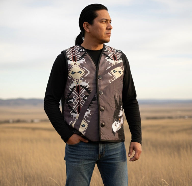 Eagle Native Vest(White)-2