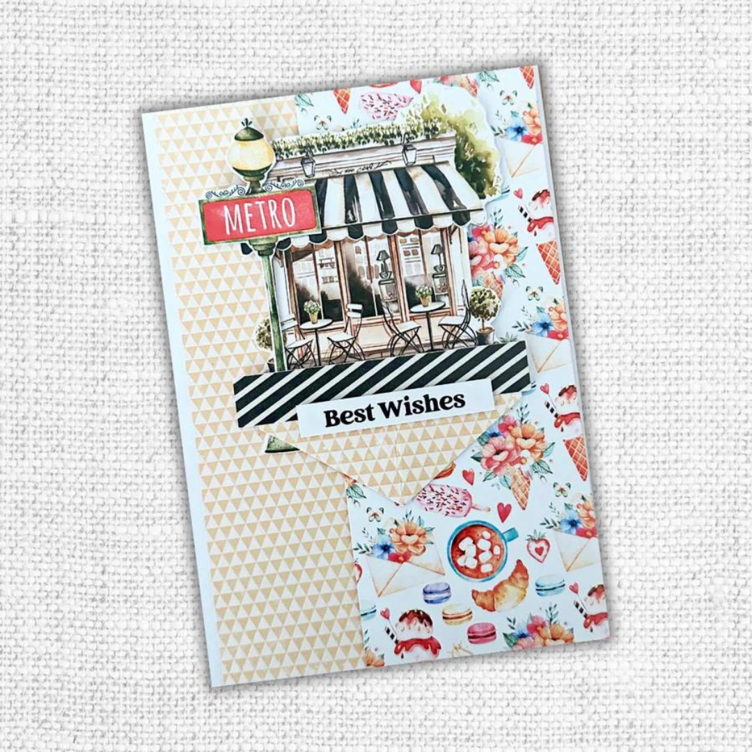 Coffee In Paris Papercuts Cardmaking Kit 32523-4