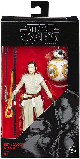 Star Wars The Black Series Rey (Jakku) & BB-8 Action Figure Set (UPC: 630509360116)